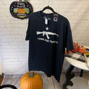 Black unisex T-shirt ask